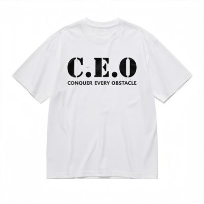 Men's All-Season Fashion Classic T-Shirt Empowering CEO Slogan Design Tee