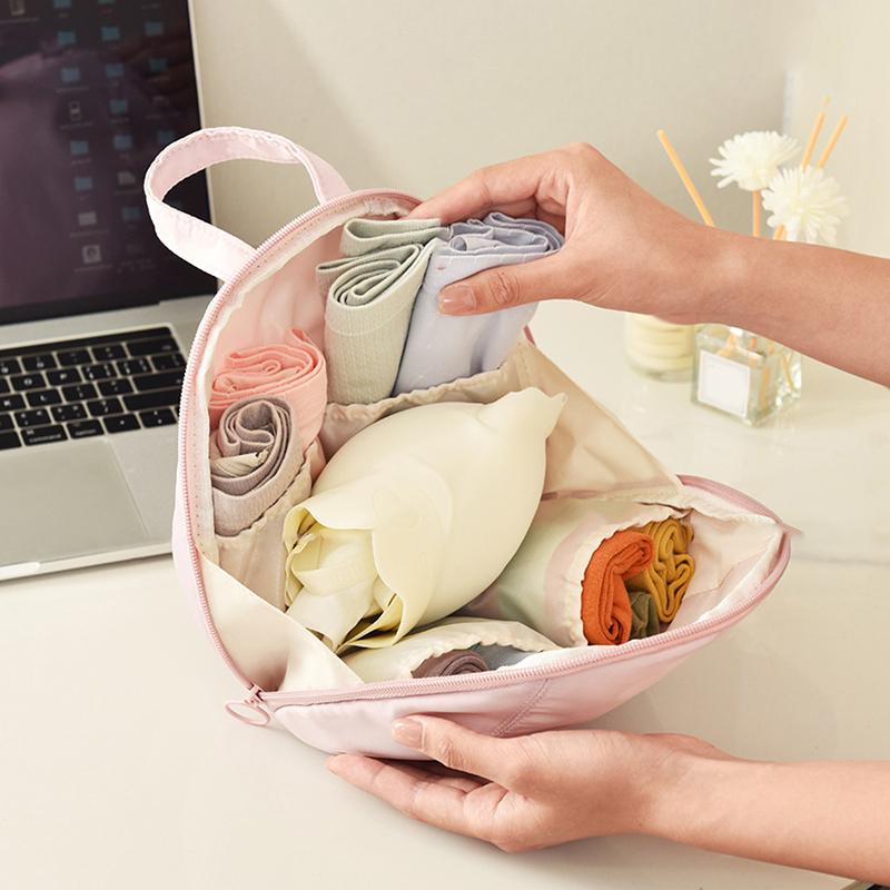 Unterwäsche Aufbewahrungstasche Reiseutensil Tragbare Unterwäschetasche Socken Unterwäsche BH Aufbewahrungstasche Kosmetiktasche