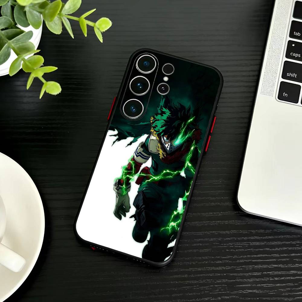 Katsuki Bakugo-Hero Academia Phone Case For Samsung S26,S25,S24,S23,S22,S21,S20,Ultra,Plus,FE Black Soft Cover