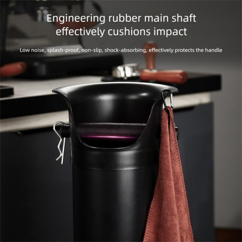 High Capacity Coffee Knock Box Durable Detachable Removable Lid Coffee Grounds Container Easy To Clean Coffee Crusher Bucket