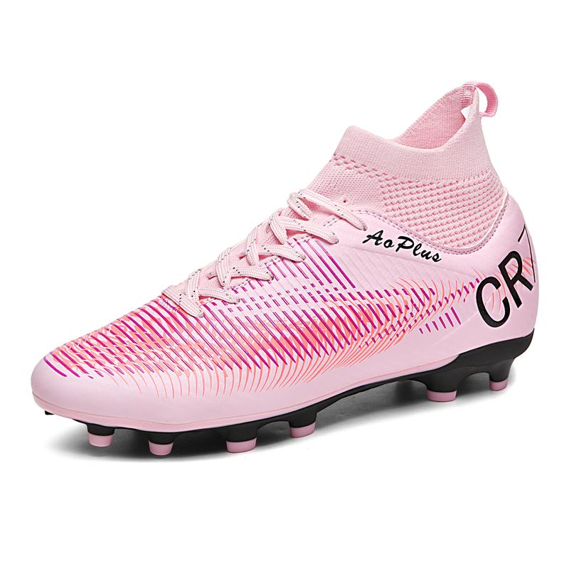 Mens Soccer Shoes  New Professional Competition Training Football Shoes FG Long Nails Anti Slip Adult Football Boots for Men