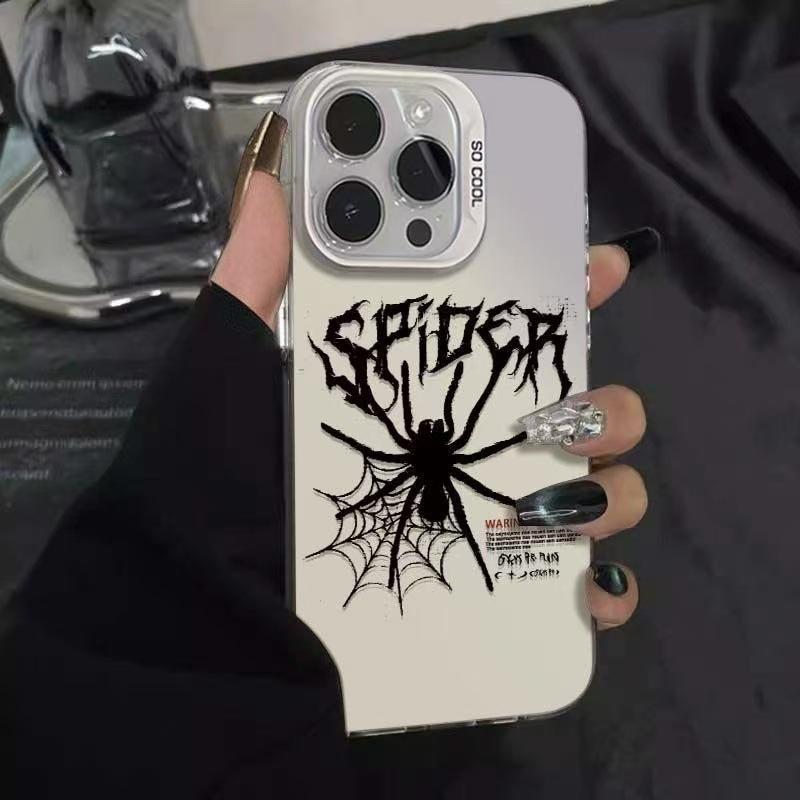 The New Big Spider Is Suitable for Iphone17 Mobile Phone Case Apple 16promax/15 Personality 14pro13 Europe and America 12
