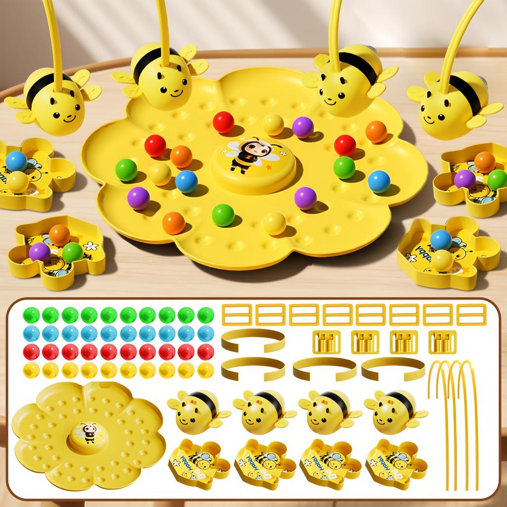 Jouets magnétiques pour enfants, petites abeilles, jouets de pêche, interaction parent-enfant, jouets éducatifs pour hommes et femmes, jeux de bureau