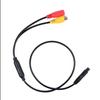 4Pin Male To CVBS RCA Female Connector Wire Harness HD Monitor Vehicle Rear View/Back Up Camera Wire Connector Cord Adapter 23in