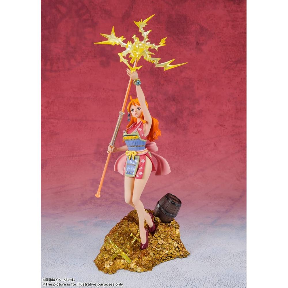 Bandai DUSÍKY Figuarts ZERO ONE PIECE Nami - WT100 Vzpomínková figurka Eiichiro Oda Originální ilustrace 100 velkých pirátů - cca. 280mm ABS&PVC lak