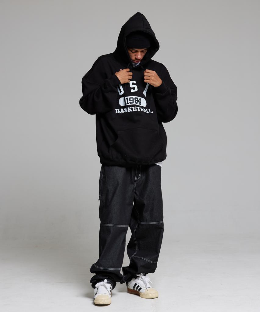 Usa Basketball Hoodie Black