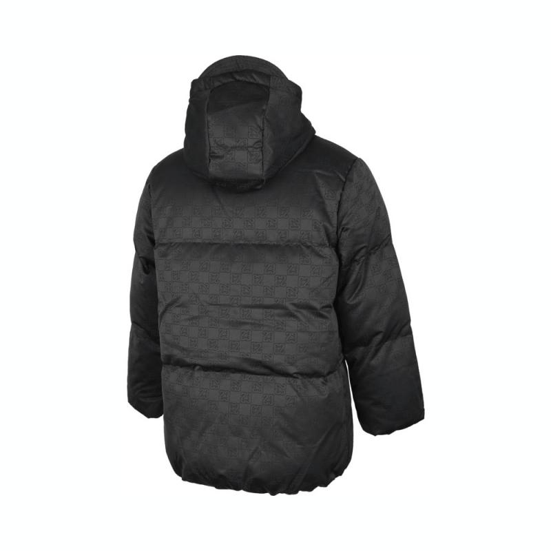Jordan Fashionable Simple Warm Hooded Short Duck Down Jacket Kids Jackets Black HQ7098-010