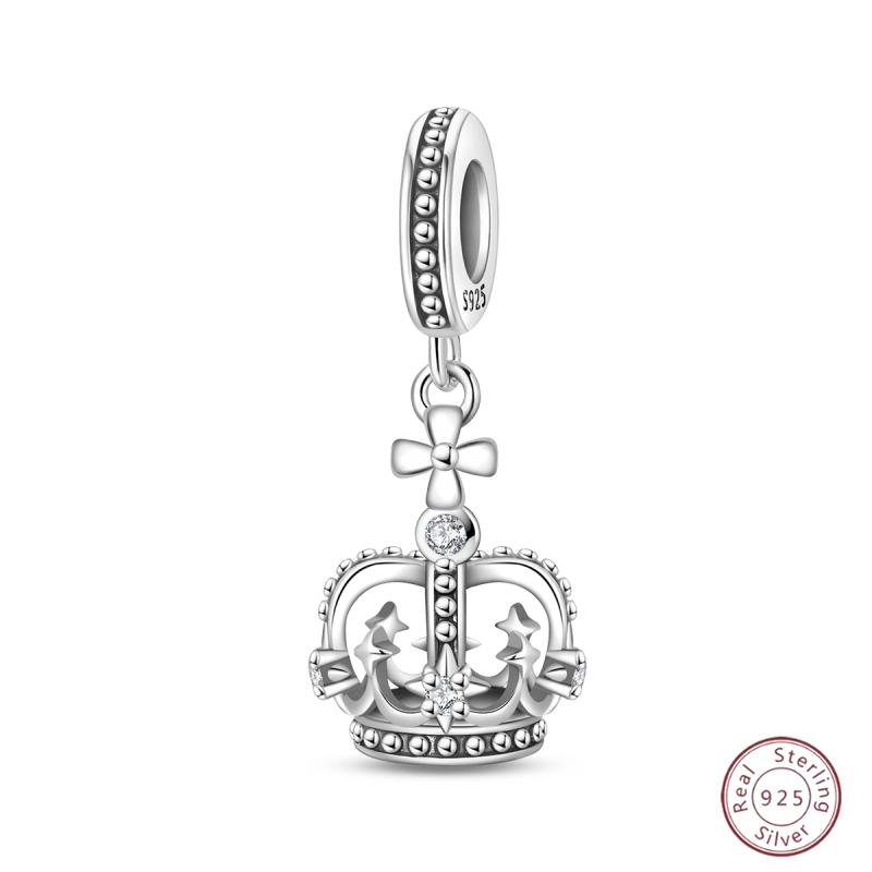 New Copper Charm Bead Mother'S Day Love Heart Family Charm Bead Pendant Fits Bracelet Womens Jewelry Gift