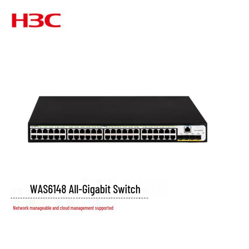 

H3C WAS6148 Smart Cloud-Managed Gigabit Ethernet Switch