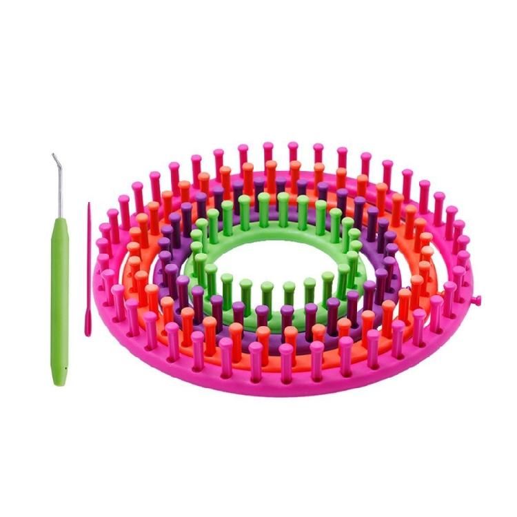 

Weaving Tools Kits for Beginner DIY Hat Scarf Knitting Weave Kits Knitter Tools 1