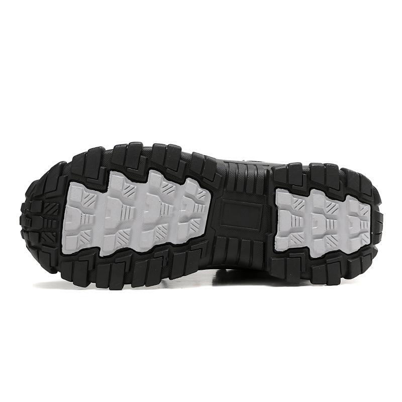 New Large Size Outdoor Hiking Shoes Field Training Tactical Boots Medium and High Top Wear-resistant Climbing Shoes