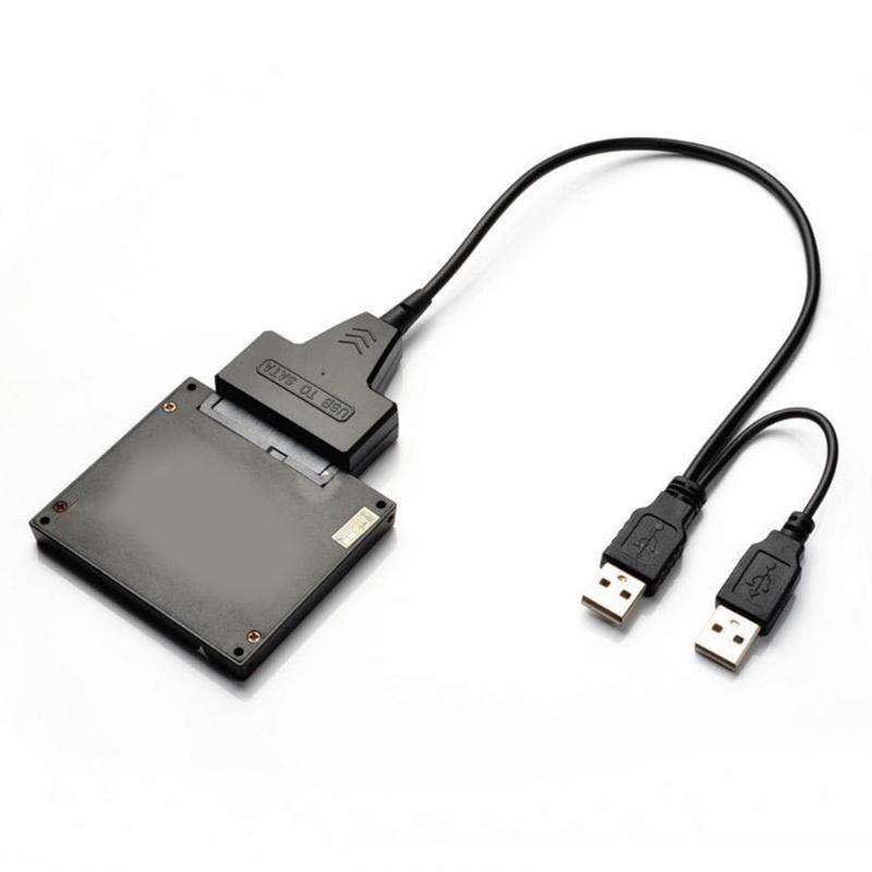 SATAs SSDs/HDD to USB Converters Cable with 12V Power Supply for Laptop Hard Drive Expansion, Plug and Play