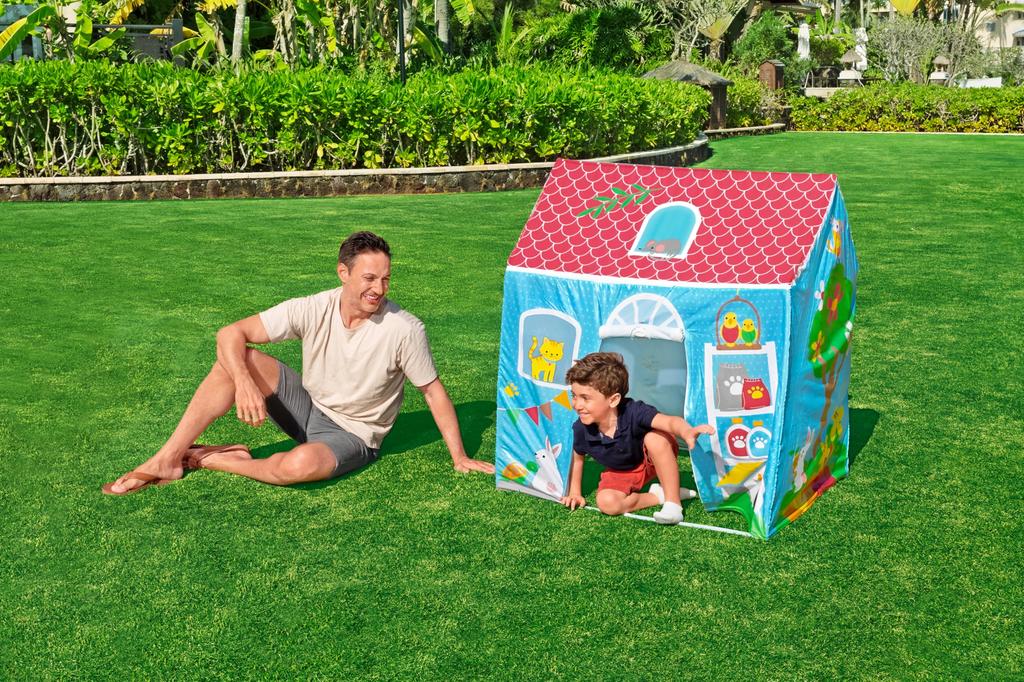 Bestway Purrfect Pets Kids Tent, Indoor Playhouse, 1.02m X 76cm X 1.14m, 52007