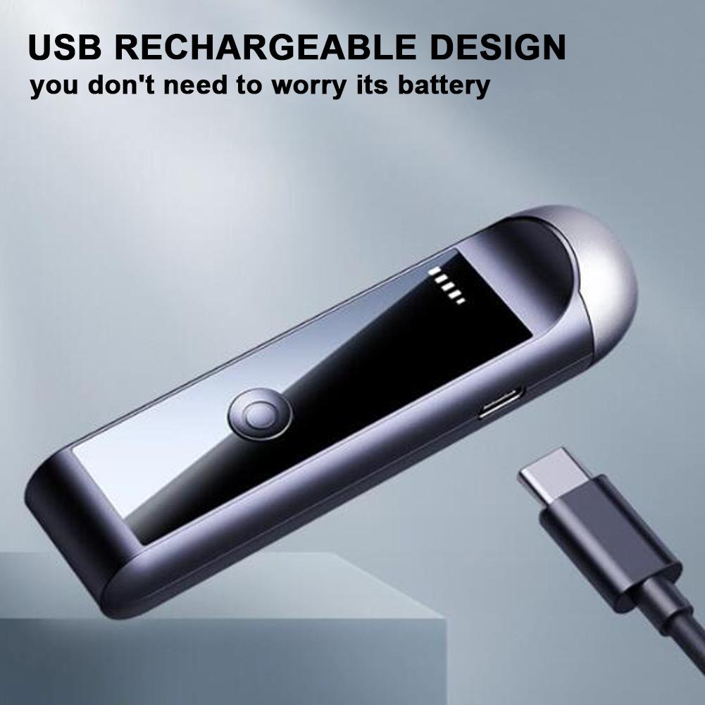 High Accurancy Alcohol Tester Portable Digital LCD Display   USB Rechargeable Breath Tester Breath Analyzer Alcohol Detection Device