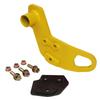 Apio Front Left Tow Hook for Vehicles with Lion Hunting 9mm Thick [FL] Bumpers, [JB64, JB74] Yellow, 3070-41L