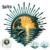 Indoor Outdoor Wall Accents Metal Ocean Decor, Turtle/Lighthouse/Mermaid Pattern Weather Resistant Decor Art Sculptures for Patio Garden And