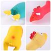 Cute Dog Squeak Toy Latex Chicken Shape Durable Chew for Small-Medium Breeds Interactive Pet Supplies