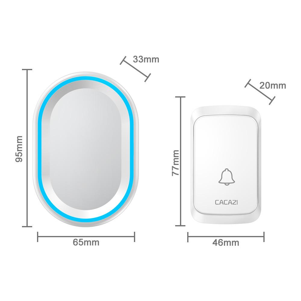 Smart Wireless Home Doorbell, Long-Range, Waterproof, 58 Melodies with Memory