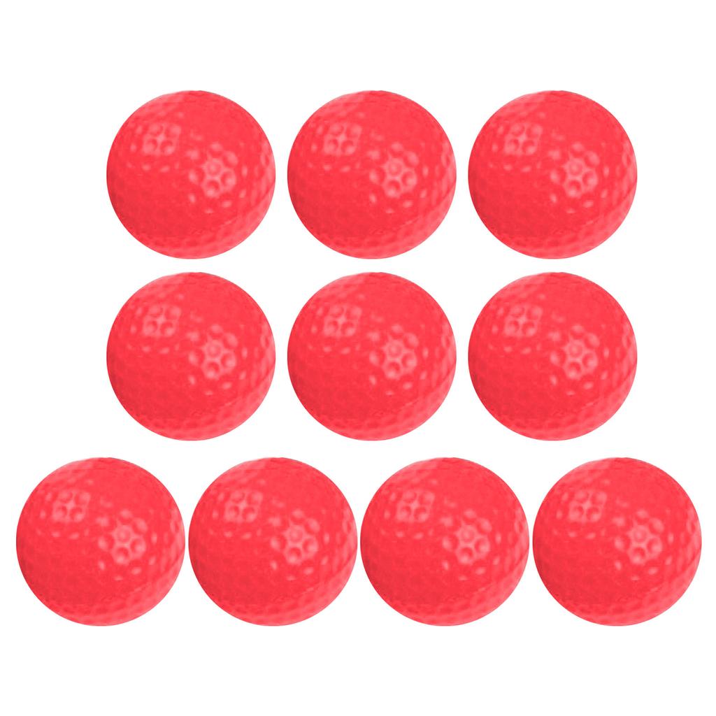10Pcs Foam Golf Balls PU Practice Golf Balls Realistic Feel Long Lasting Limited Flight Practice Golf Balls for Backyard