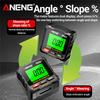 RN02/RN03 Multi-Function Digital Inclinometer Four-Sided Magnetic Charging Angle Gauge Supports 360 Degree Rotation Measurement