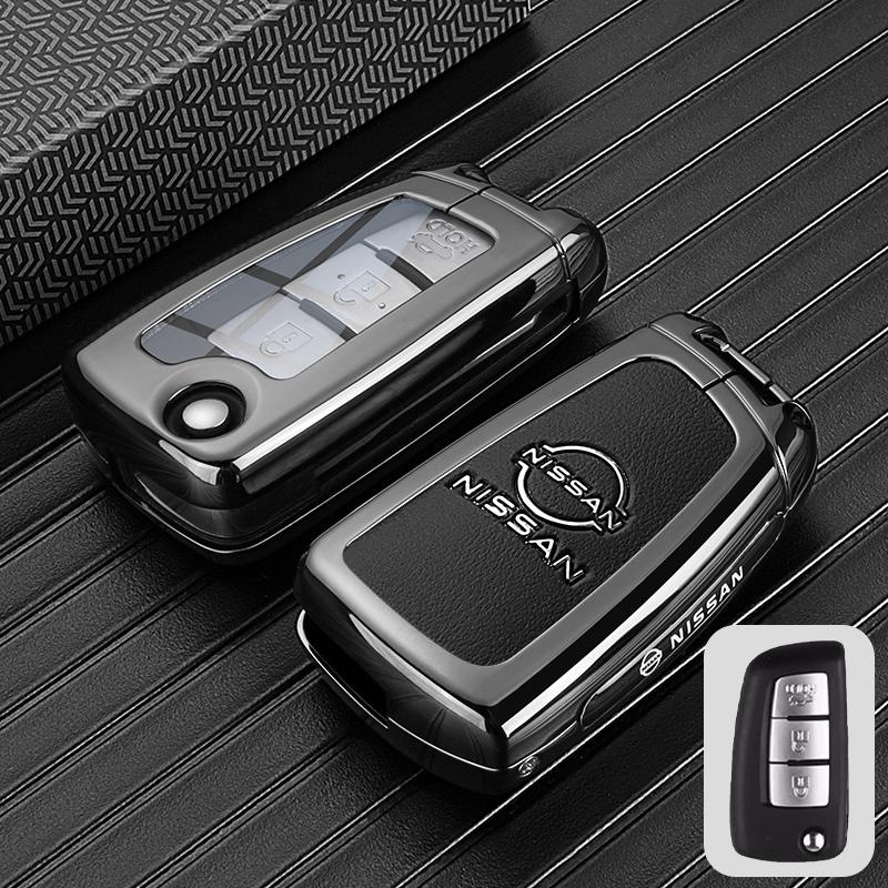 

Car Flip Key Case Cover Shell Fob For Nissan Qashqai X-Trail Juke J11 Murano Tiida Altima Maxima Livina Nismo Accessories