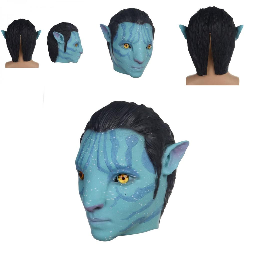 Bezaubernde Avatar The Way Of Water Latex-Kopfbedeckung