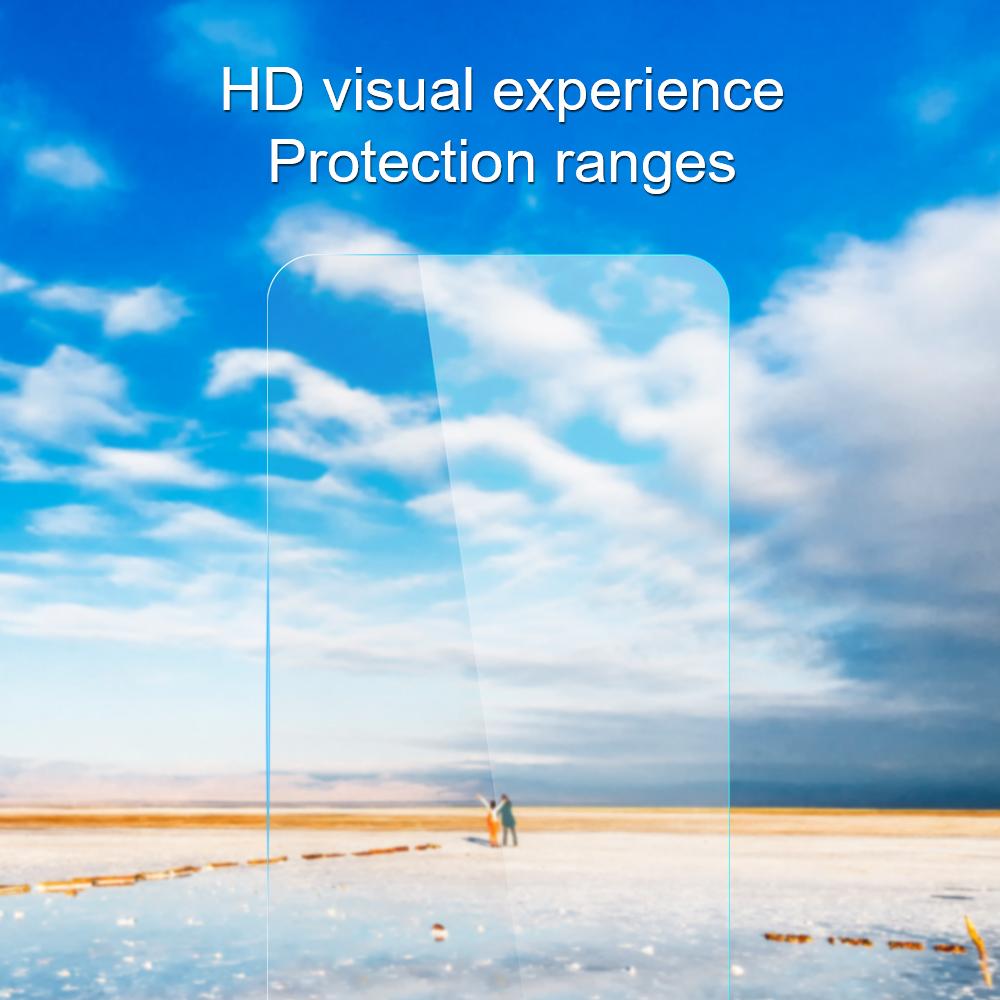 AMORUS Explosion-proof Screen Protector for Nokia C22,2.5D Arc Edge HD Clear High Aluminum-silicon Glass Film