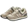 New Balance Nb 574 Cow Split Leather Pigskin Versatile Comfortable Low-Top Lifestyle Casual Shoes Women Sneaker Light-Brown WL574WAP