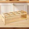 Seasoning Holder Wooden Kitchen Seasoning Bottle Organizer Rack Space Saving Seasoning Bottle Stand For Oil Vinegar Bottle