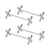 Cutlery Rest Set of 4, Silver Color, Knife & Fork Rest, Tableware Accessory