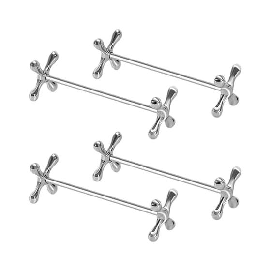 Cutlery Rest Set of 4, Silver Color, Knife & Fork Rest, Tableware Accessory