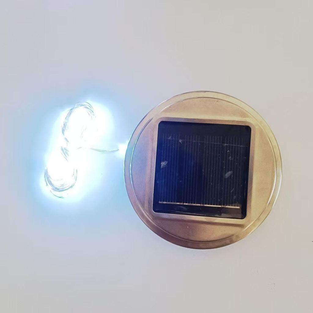 Solar-Kappe mit dekorativer Lichtabdeckung für Kanten von zerbrochenen Flaschen