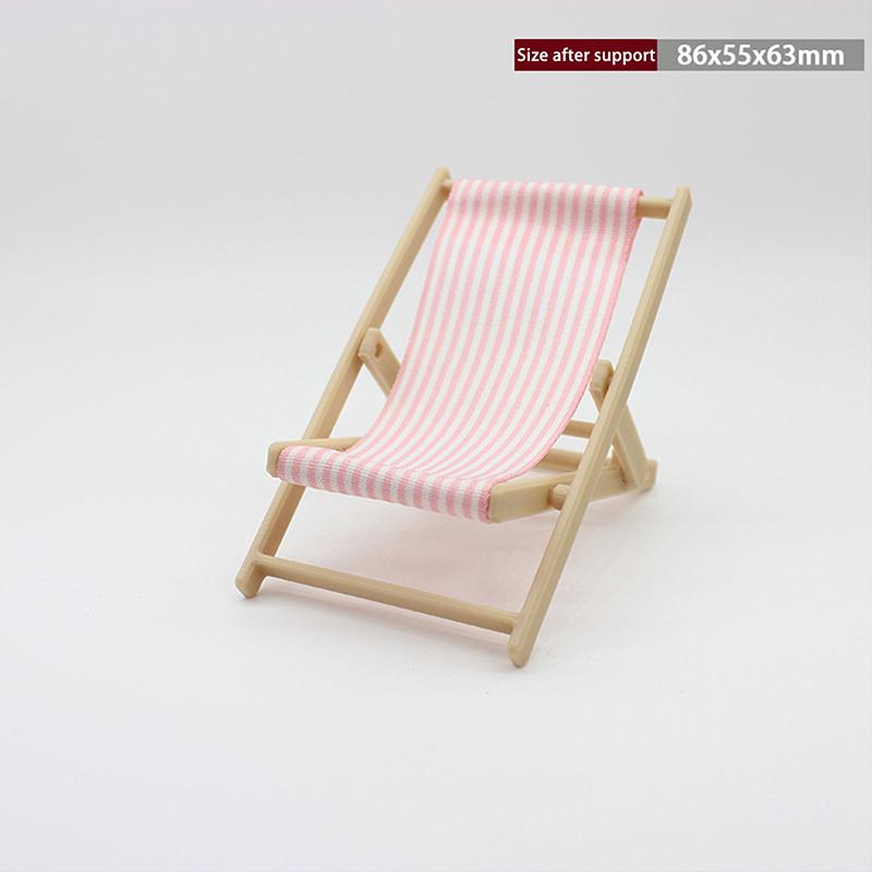 

1 шт., уличное кресло для отдыха, миниатюрные предметы для кукольного домика, деревянная модель пляжного кресла для девочки, мини-мебель, аксессуары для самостоятельной сборки розовый