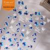 Cyansea Blue Rose Butterfly Nail Art Stickers - Japanese Jelly Decorative Stickers