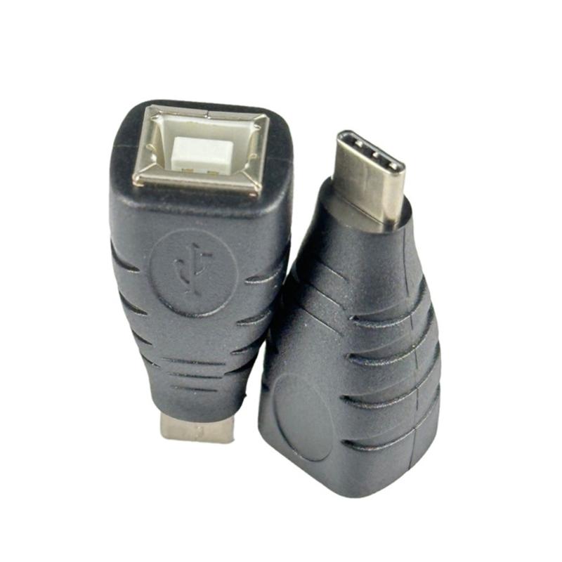 USB C To USB B Printer Adapter,USB B Female To Type C Male Adapter for Printer, Electric Piano, Laptops