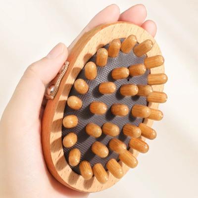 Body Anti Cellulite Brush Soothing Wooden Essential Oil Spa Air Cushion Massage Hair Comb Scalp Massage Brush Body Massager