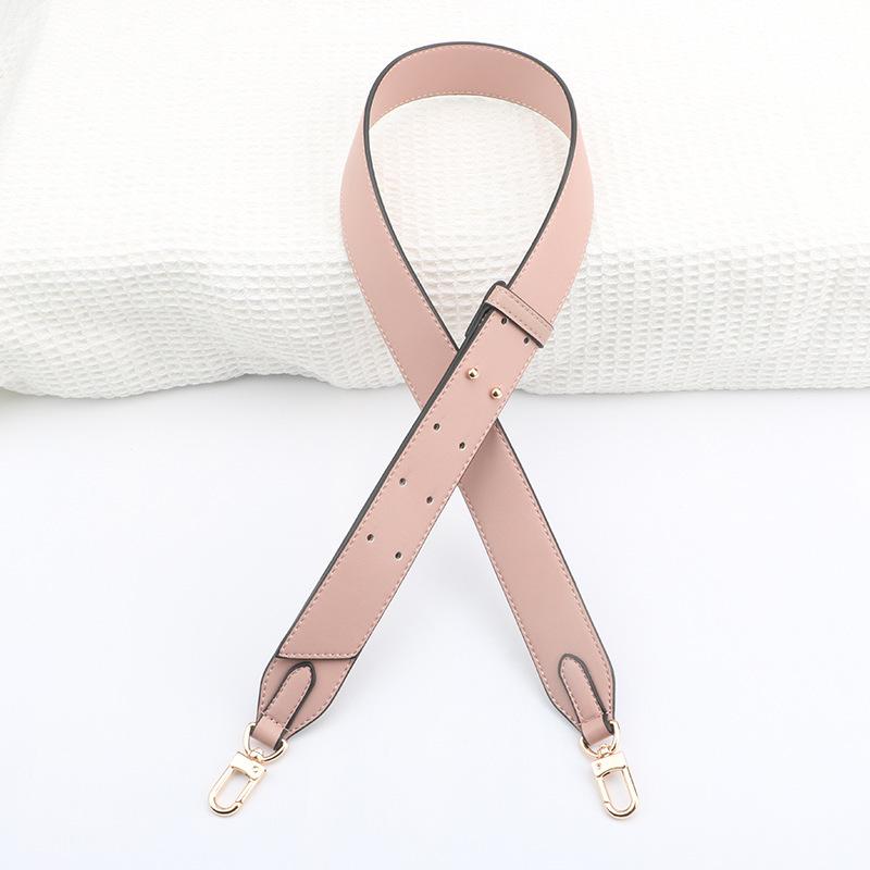Justerbar Svart Konstläder Crossbody Bred Axelrem - Mångsidigt Ersättningstillbehör