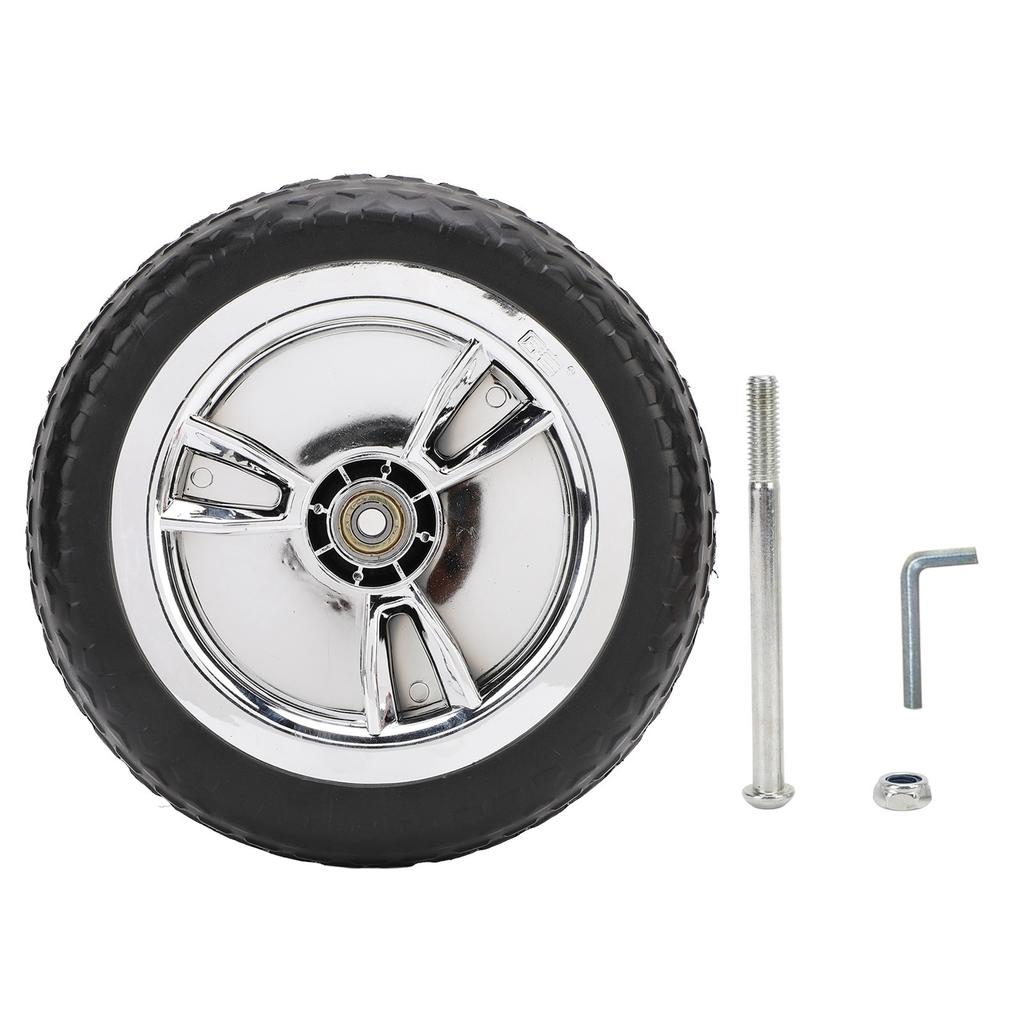 21CM Replacement Shopping Basket Cart Wheel Shock Absorbing Quiet Rolling Heavy Duty Replaceable