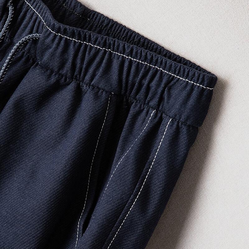 Women's Draped Elastic Waist Wide-Leg Casual Pants