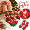 Women's Christmas Mid-Calf Socks with Christmas Tree Pattern, Festive Holiday Socks for Women, Novelty Winter Sock for Daily Wear and Gift Exchange