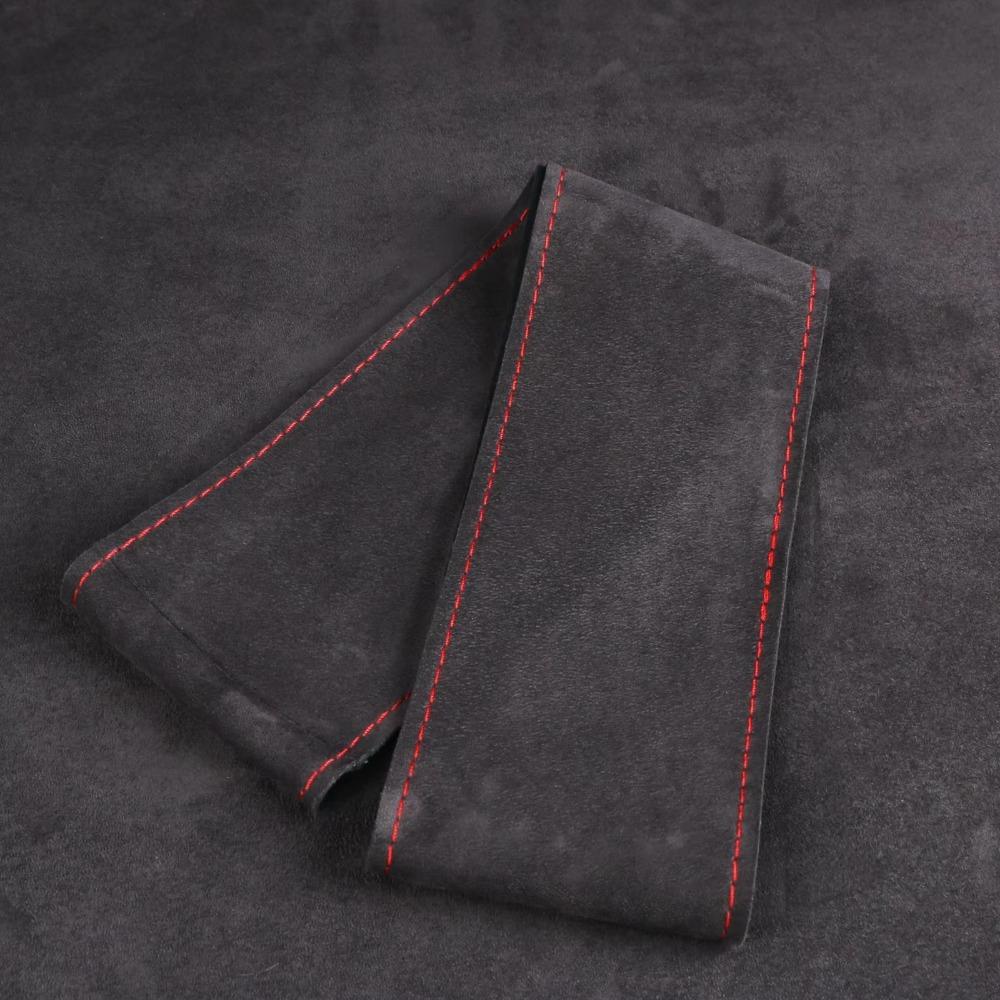 38cm Semišový Potah na Volant Auta DIY Ruční Šití Steh na Volant Auta