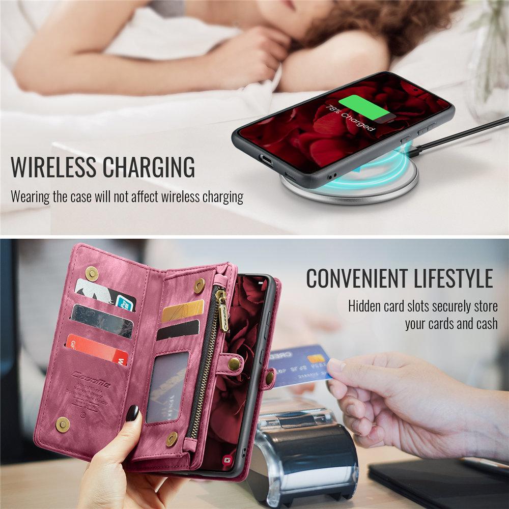 S24FE Wielofunkcyjne Etui Portfel na Telefon Dla Samsung Galaxy S24 FE Odpinane Magnetyczne Etui z Klapką Dla Galaxy S24FE Na Karty Coque