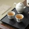 Gras, Asche, Spitze, Haupt-Einzeltasse Keramiktee, Kung-Fu-Teeservice, Aromatasse für Teeverkostung, einfache Teetasse