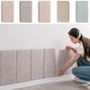 Thicken Tatami 3D Wall Stickers Soft Back Self-adhesive Self-adhesive Wall Mat Anti-bump 3D Design Anti-collision Wall Pad