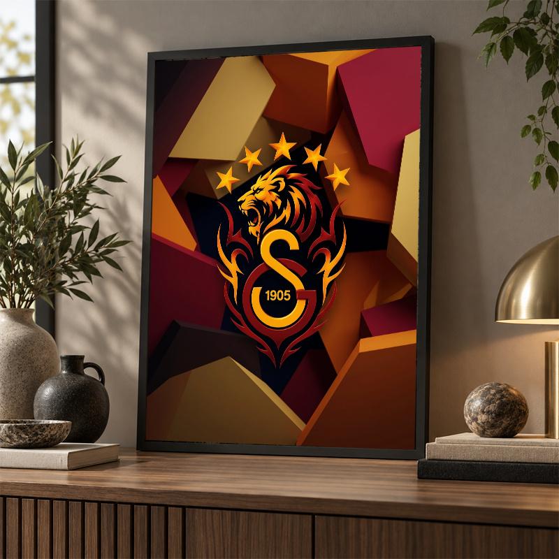 Galatasaray FC Diamond Painting Kit 5D Full Drill DIY Diamond Mosaic Wall Art Home Decor