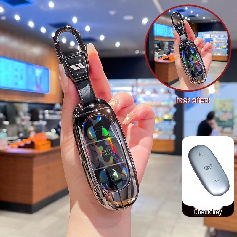 Li Auto Key Cover: Fits 25 L7, 24 L9, One, and L8 Models with Premium Metal Buckle and Full Protection for L6