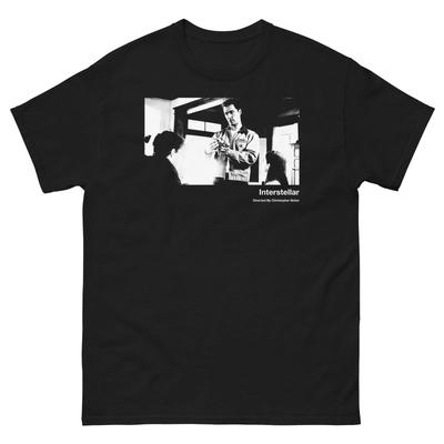 Interstellar Graphic Black 100% Cotton T-shirt Mens Tees Top Unisex Classic Tee