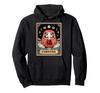 Lucky Daruma Doll Japanese Tarot Card Witch Moon Hoodie