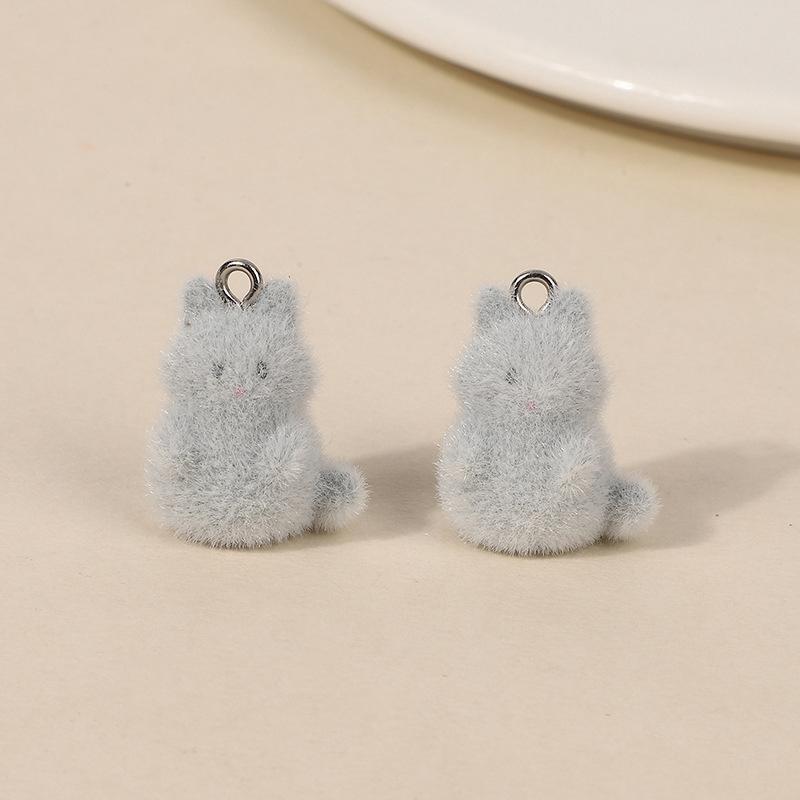 5 ks 3D roztomilý hejn mořská vydra Žlutá kuřecí přívěsky Kreslený přívěsek zvířátka Diy Keychain Náušnice Šperky Doplňky Dárky