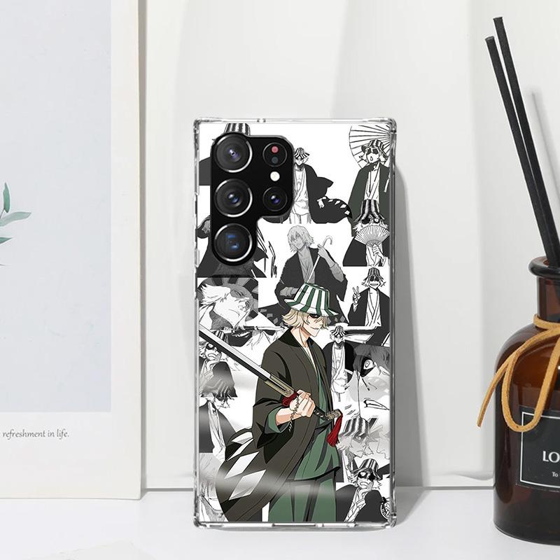 Ichigo Kenpachi Bleach Anime Phone Case For Samsung Galaxy S25 S24 S23 S22 Ultra S21 FE S20 Plus S10 + S10E Art Fundas Back Cove